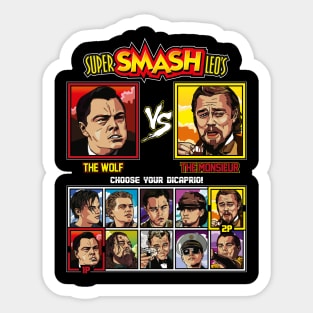 Super Smash Leo - Leonardo Di Caprio Sticker